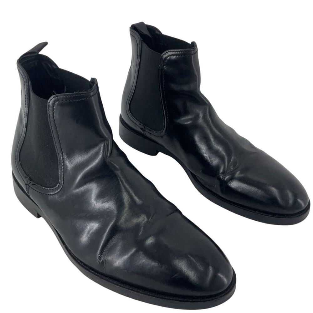 Clarks Black Leather Men's Boots